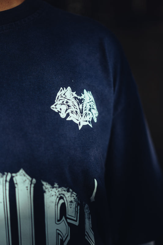 Camiseta Oversized Savage Blue Colección "Hermandad"