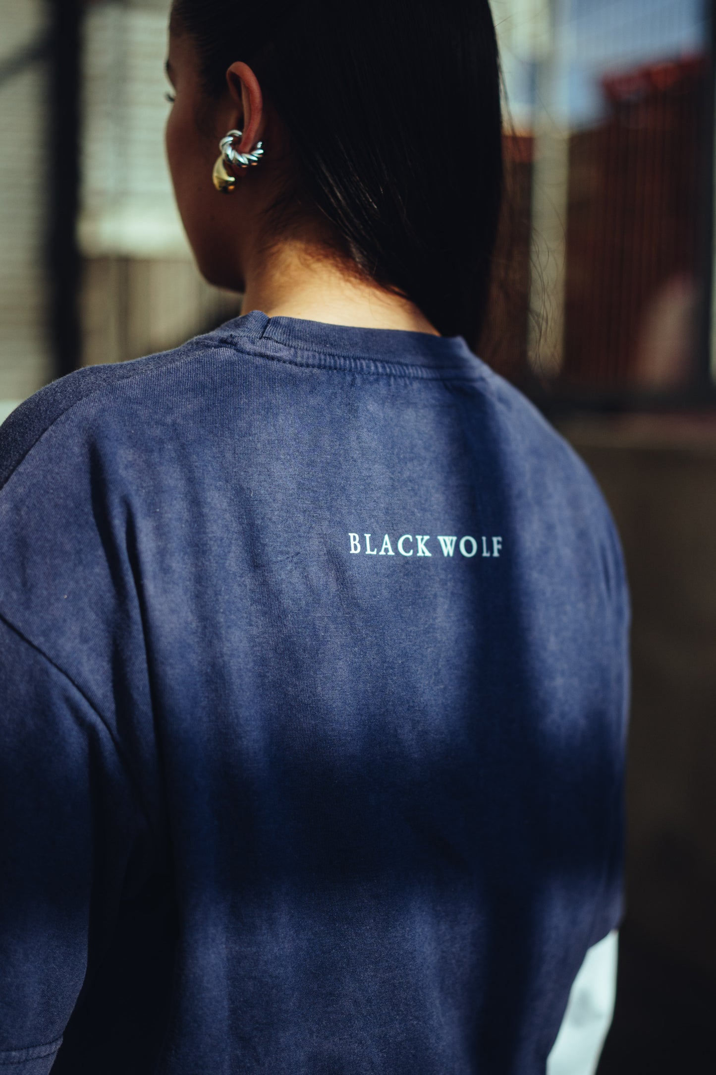 Camiseta Oversized Savage Blue Colección "Hermandad"