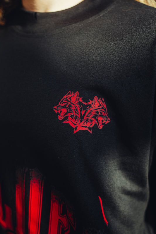 Camiseta Oversized Fury Red Colección "Hermandad"