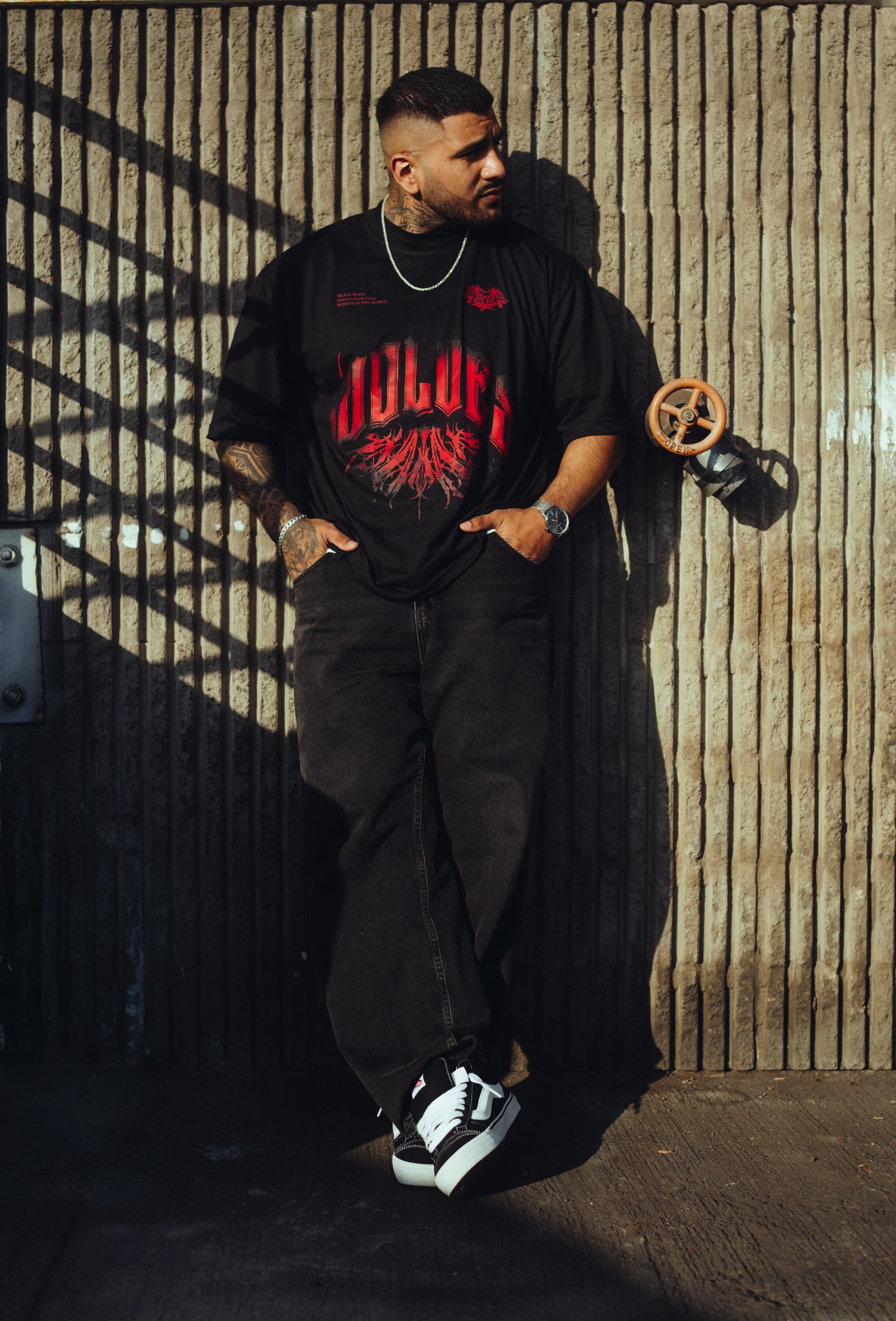 Camiseta Oversized Fury Red Colección "Hermandad"