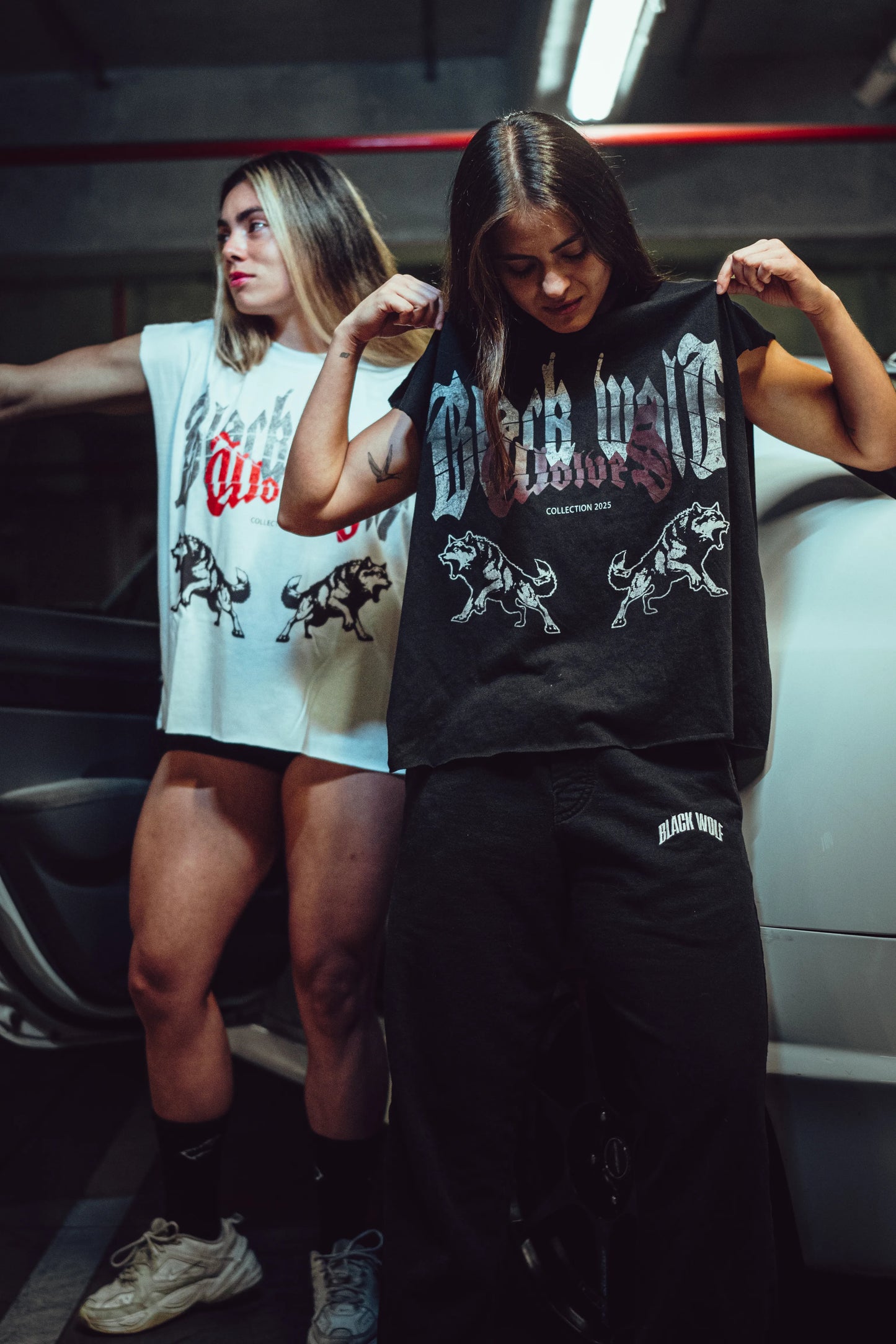 Camiseta Boxyfit Blanca Blackwolf 2025