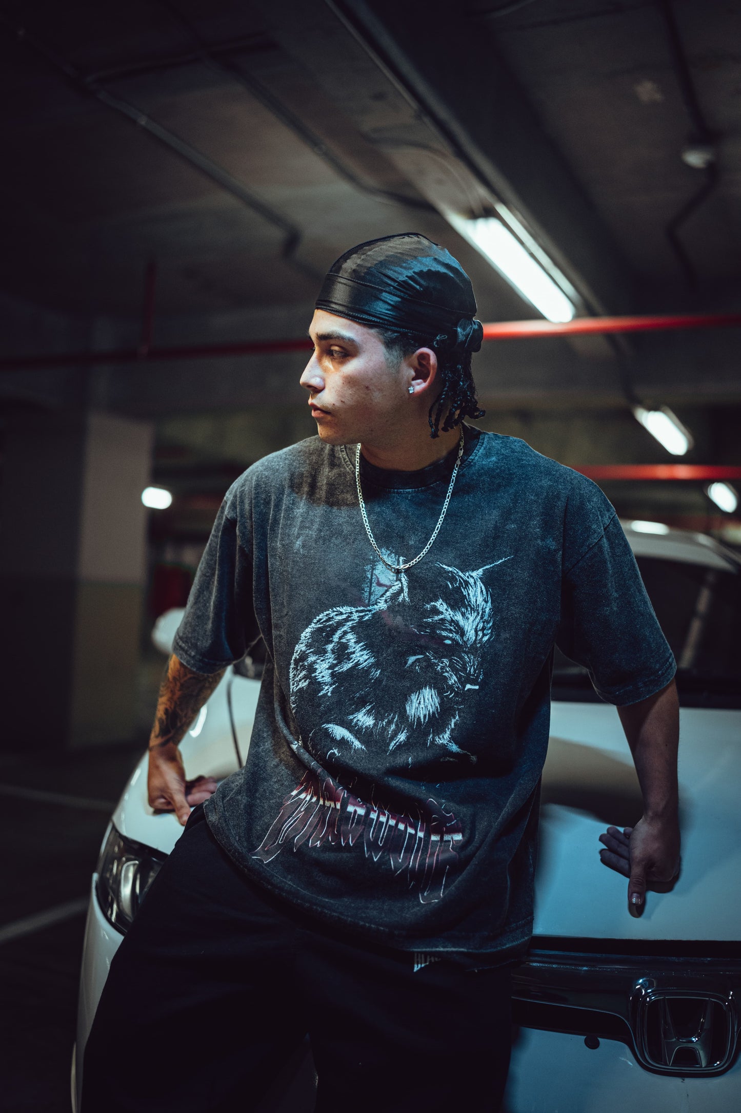 Camiseta Desgastada Blackwolf 2025