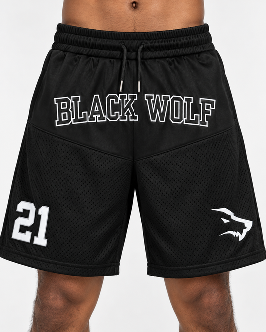 Short Varsity 21 Black Wolf - detalle sobre modelo