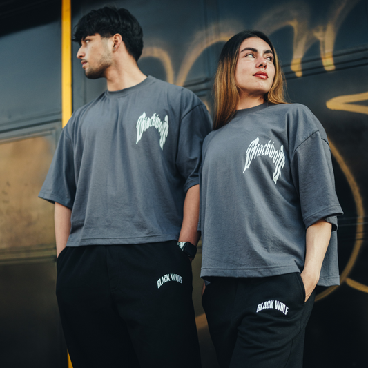 Camiseta Boxyfit Dark Grey "The Dark Wolves Collection" 2024