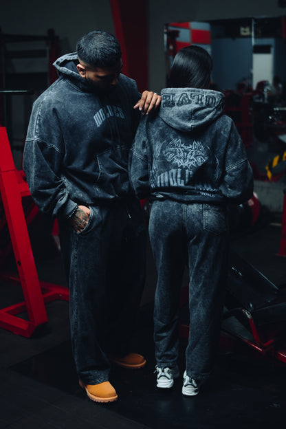 Set Completo Wolves Vintage – Hoodie + Buzo