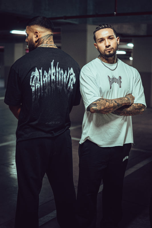 Camiseta Oversize Negra Blackwolf 2025