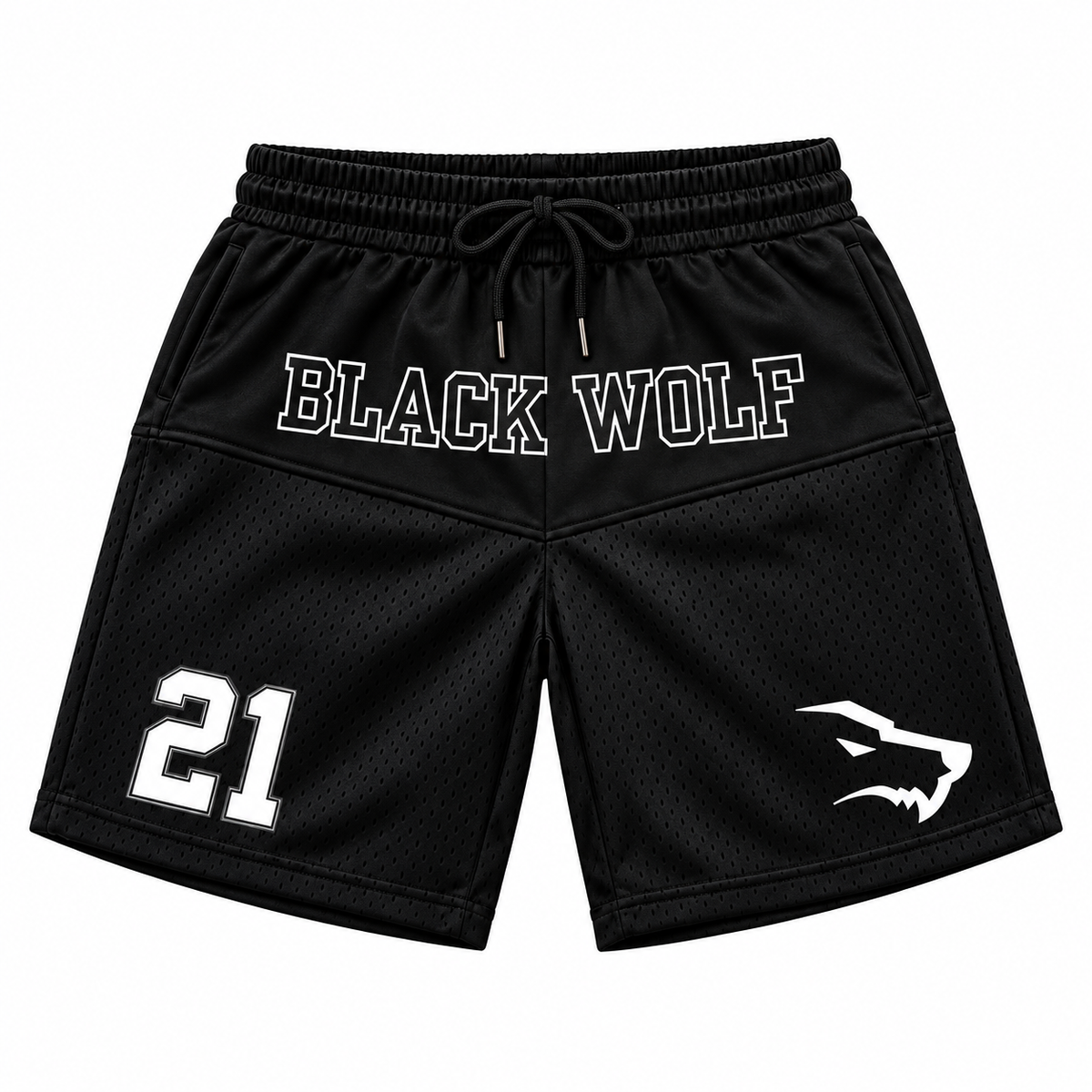 Short Varsity 21 Black Wolf - vista frontal de producto